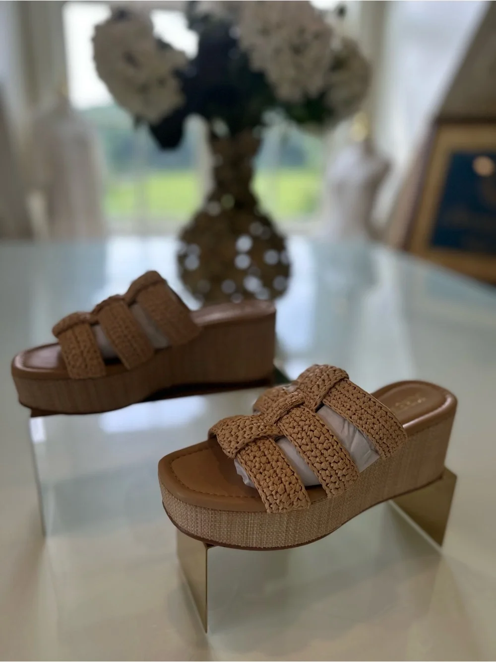 J Crew Fisherman Platform Wedges size 6 New